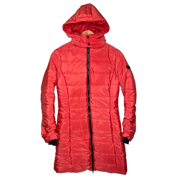 Unbranded Women’s Winter Quilted Puffer Hooded Jacket Full Zip Small - Picture 3 of 12